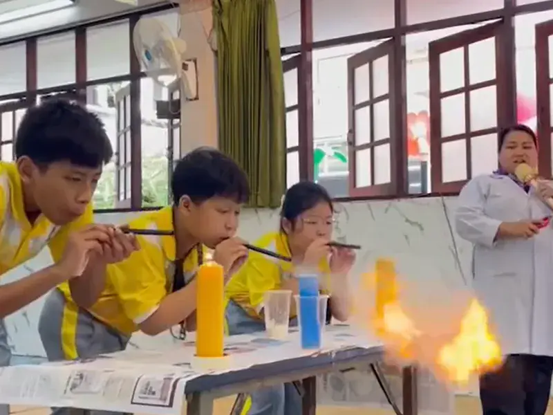 นักเรียนโรงเรียนนิลประพันธ์ร่วมกิจกรรมวันวิทยาศาสตร์